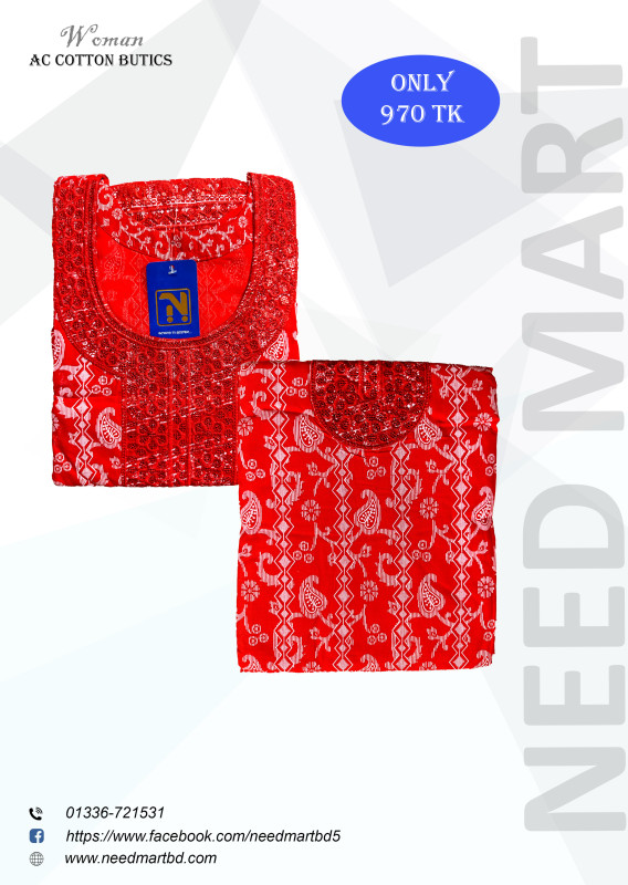 Ac cotton Three Piece