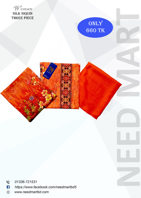 silk siquin three piece
