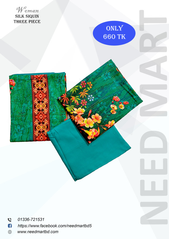silk siquin three piece